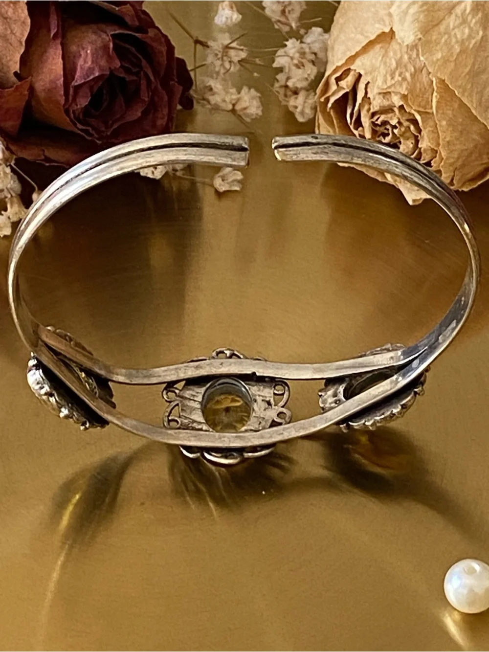 Citrine Hand Crafted Bangle